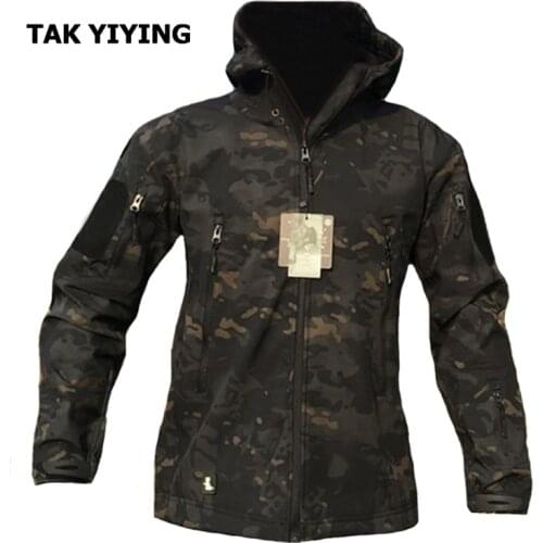 Multicam Black Military Uniform V4.0 Waterproof Soft Shell Tactical Jacket Outdoor Hunting Windproof Outerwear Coat Camouflag