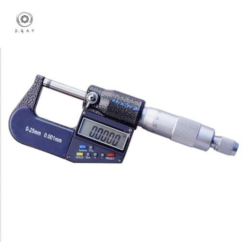 Digital display micrometer 0-25mm0.01mm7 key digital display micrometer high precision electronic components digital micrometer