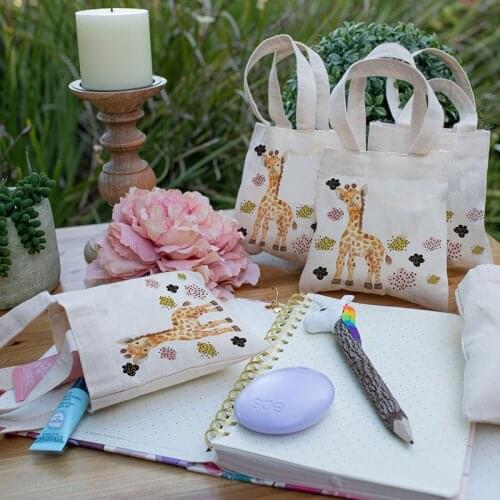 Giveaway Tote Gift Bag boy girl Baby shower wild one jungle Woodland Animals first 1st 2nd 3rd 4th birthday decoration supplies