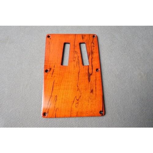 Hand-made Maple wood solid wood electric guitar rear rear splayed groove #352