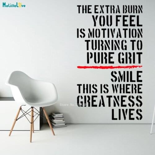 This is Where Greatness Lives Inspiring Gym Or Home Quality Wall Art Decal Quote Sticker Weight Training Exercise YT4425