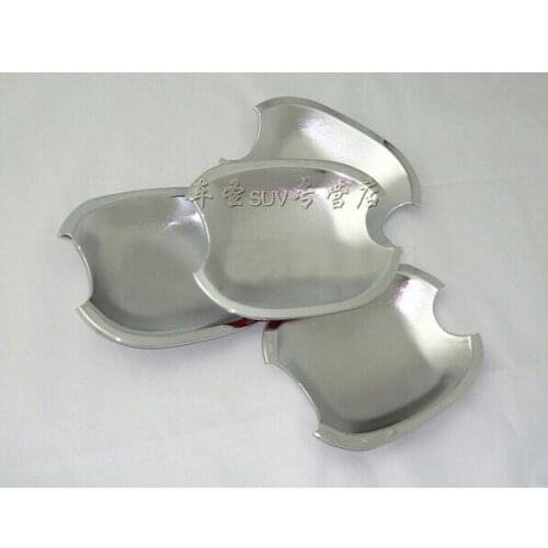 For Highlander 2009 2010 2011 2012 Chrome Side Door Handle Bowl Cover Trim 2009-2012