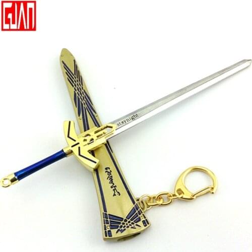 Alloy Sword Toy Weapon Model Blackened Holy Sword Gold Sword Victory Sword Alloy Weapon Scabbard Model Ornaments Not Edged