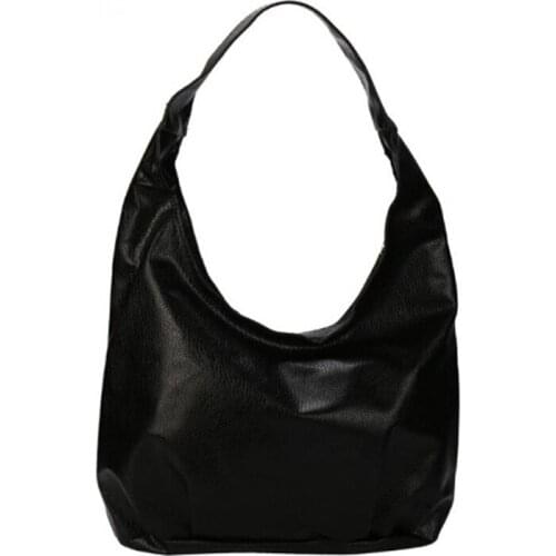 Fashion Women Shoulder Bag High Capacity Dumplings Satchel Crossbody Tote Handbag Purse Black Messenger Bags