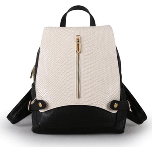 Nesitu Women's Silver Backpacks
