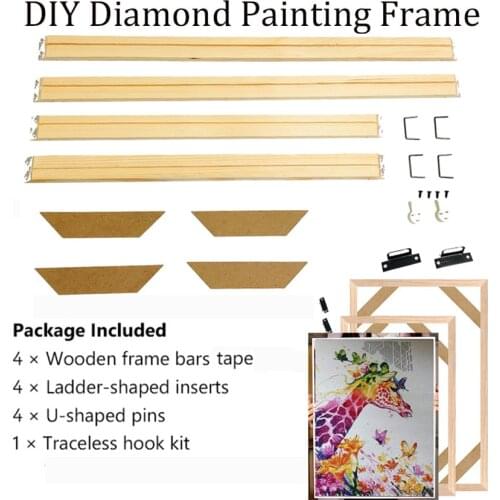 NEW Christmas gift DIY Wood Diamond Mosaic Sale Frame DIY Diamond EmbroIdery Frame DIY Diamond Painting Frame decoration home