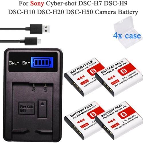 NP-BG1 NP BG1 Battery Charger For SONY Cyber-shot DSC-H3 DSC-H7 DSC-H9 DSC-H10 DSC-H20 DSC-H50 DSC-H55 L10