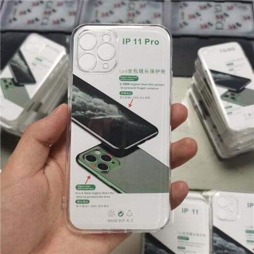 50pcs 1.5MM Clear Transparent Case Soft TPU Silicone Rubber Cover Shell For iPhone 13 Pro Max 12 Mini 11 XS XR X 8 7 6 Plus SE