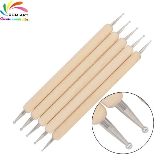 Ball Styluses Tool for Embossing Pattern Clay Sculpting Modeling Making Polymer Clay Tool Kit Pottery Ceramic Tools
