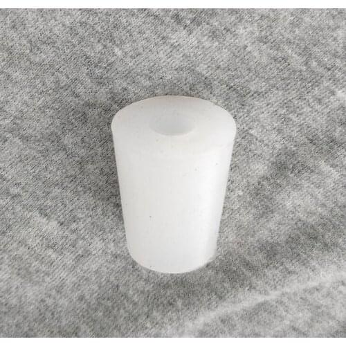 Silicone Bung 17.5mm x 22.5mm Bored for Airlock / Blow Off Tube