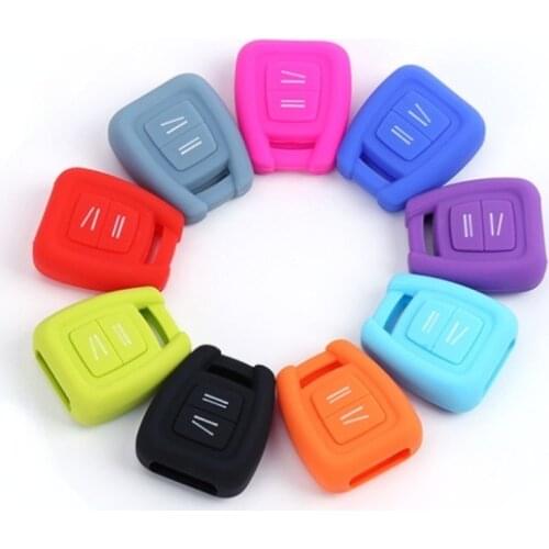 Silicone Case 2Button Remote Car Key Fob for Vauxhall Opel Holden Astra Zafira Vectra Tigra Omega Signum Frontera