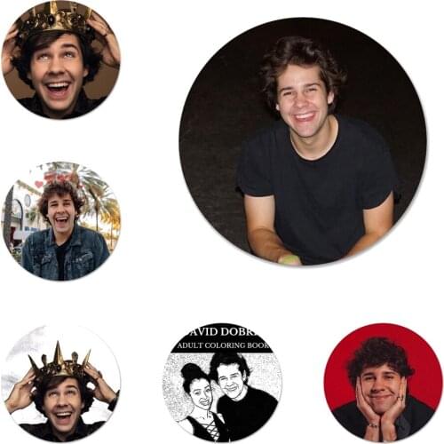 Vlog Squad David Dobrik Icons Pins Badge Decoration Brooches Metal Badges For Clothes Backpack Decoration