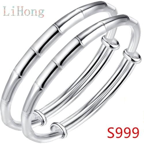 High Jewelry 100% Sterling Silver S999 Bracelet Baby Girl Boy Gift Childrens Jewelry Gift Bracelet