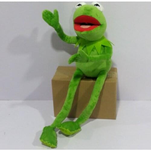 1piece 45cm Puppet show movie the Muppets frog Kermit kermi Frog Plush Toy Doll childrens gift