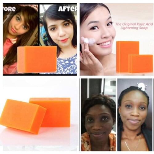 100g Kojic Acid Handmade Soap Essential Oil Face Body Soap Skin Cleansing Whitening Brighten Deep U6J9