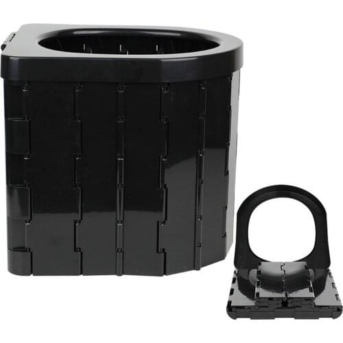 13PCS Portable Car Folding Toilet Energency Toilet Commode Toilet Seat For Camping Hiking Emergency Car Trave Or Handicapped