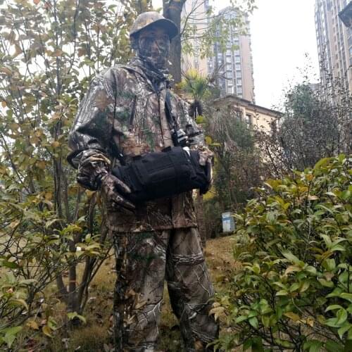 5 Pc Waterproof Bioinc Ghilie Suit Hunting Clothes Camouflage Fishing Snipper Tactical Military Multicm Jacket Pants Cap Sets