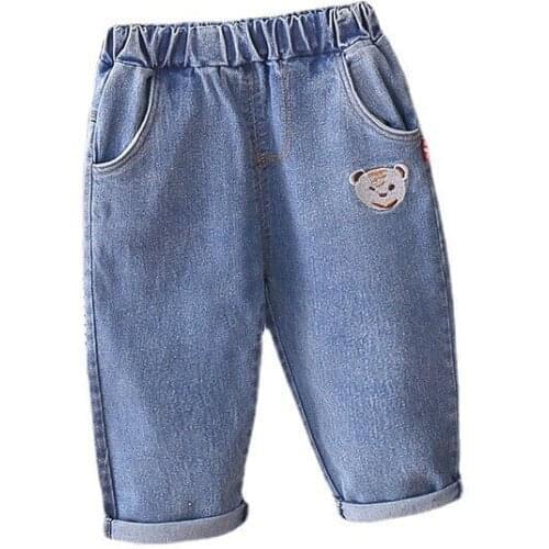New Spring Autumn Children Casual Clothes Boy Baby Girl Cartoon Elastic Waist Pants Infant Kids Fashion Costume Toddler Trousers
