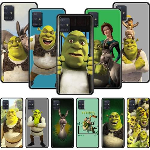 Shrek Coon Cute Cartoon Moive For Samsung Galaxy A70 A52 4G A12 Case Cover Soft For Samsung A72 A10S A20E A50 A40 A32 5G Coque