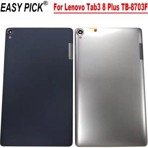 For Lenovo Tab3 8 Plus TB-8703F TB-8703X Battery Back Cover Door Housing Case Parts Replacement Protective Durable Back Cover