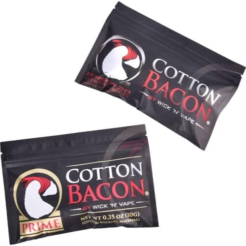 100% Cotton Bacon Electronic Cigarette Gold Version Fit For RDA/RTA Atomizer Tank Vaporizer Ecig Accessories