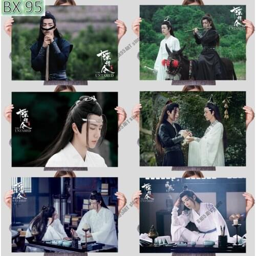 Chen Qingling Wall Art Canvas Painting Xiao Zhan Wang Yibo Wei Wuxian Posters and Prints Room Decor Pictures for Home Decoration