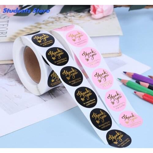 Thank You Stickers For Seal Labels Gift Packaging Stickers Birthday Party Offer Stationery Sticker