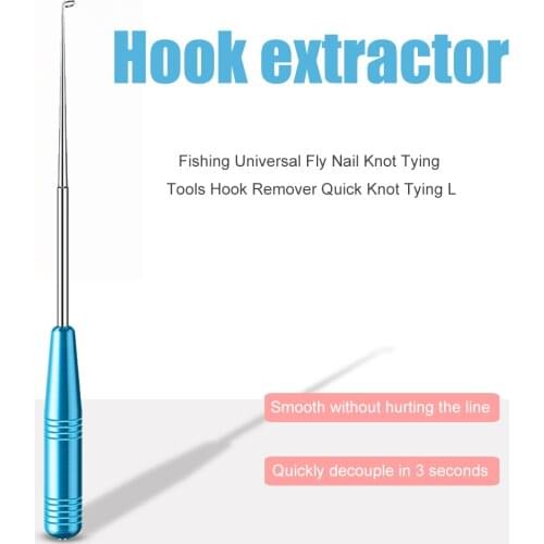 Hook Remover Fishing Loop Knot Tyer Fly Quick Knot Tying Tool Fishing Tackle Outdoor Portable Easy Fishing Carrying