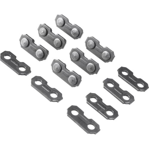 6Pcs Stainless Steel Chainsaw Chain Joiner Link Chain Joint For Joinning 3/8 .063 Chains For Woodworking Chainsaw Parts