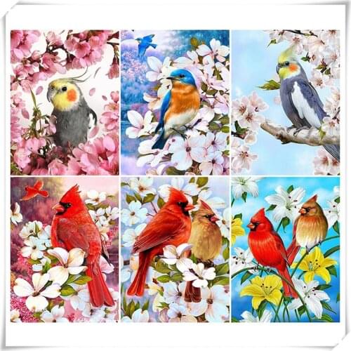 New Style DIY Art Diamond Painting Cross Stitch Full Square / Round Drill Animal Beautiful Bird Home Furnishing Wall Art Decor