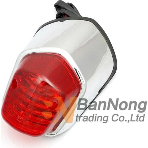 Free shipping Motorcycle Rear Taillight Running Brake light Fits For Honda Shadow 400 750 VT400 VT750