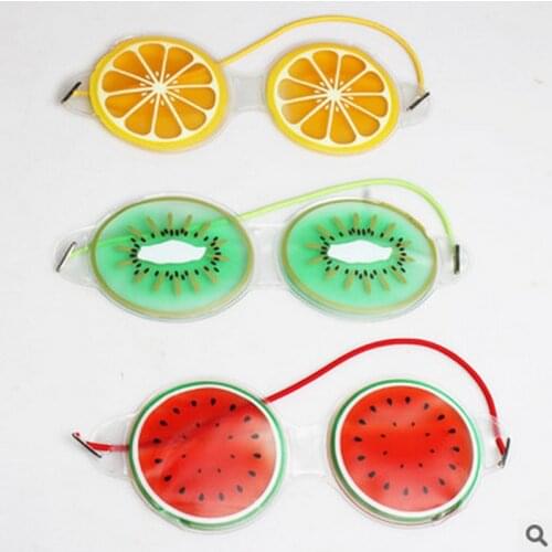Fruit Ice Compress Eye Mask Relieve Fatigue Remove Black Eye Bags Cosmetic Ice Compress Eye Mask Gel Sleep Eye Protection