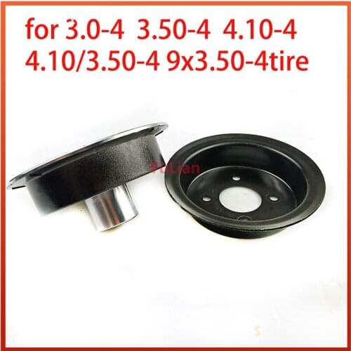 3.00-4 3.50-4 4.10-4 4.10/3.50-4 9x3.50-4'' wheel rim 4 inch alloy 6202 bearing hub fit MiNi Moto,ATV&Go Kart Electric Scooter