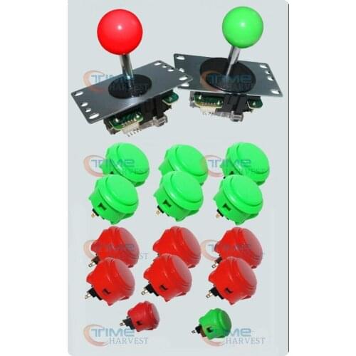 DIY Arcade parts Bundles/ control panel accessories package with original Sanwa button and joystick for arcade game machine