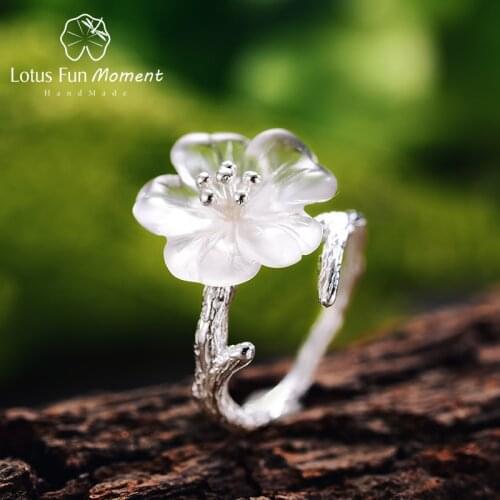 Lotus Fun Moment Rings With Crystals