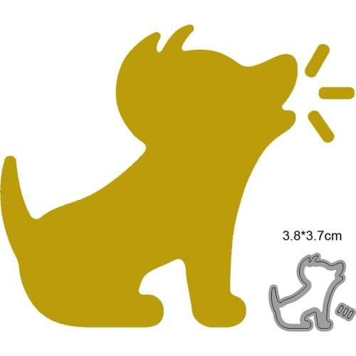Little dog Halloween 2021 new metal cutting mold layer background craft template diy scrapbook paper/photo card embossing mold