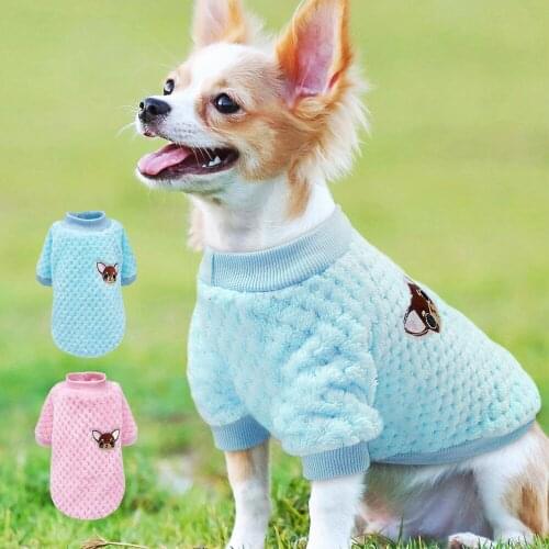 Cute Dog Clothes Winter Warm Cat Puppy Coat Soft Dog Kitten Clothing Jacket For Small Dogs Cats Chihuahua Yorkshire Pet Supplies