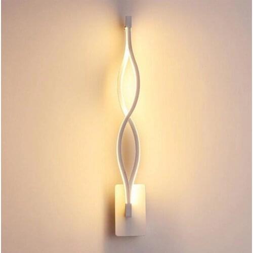 Nordice bedroom light luminaria crystal aisle dining room corridor cabecero de cama lampara pared