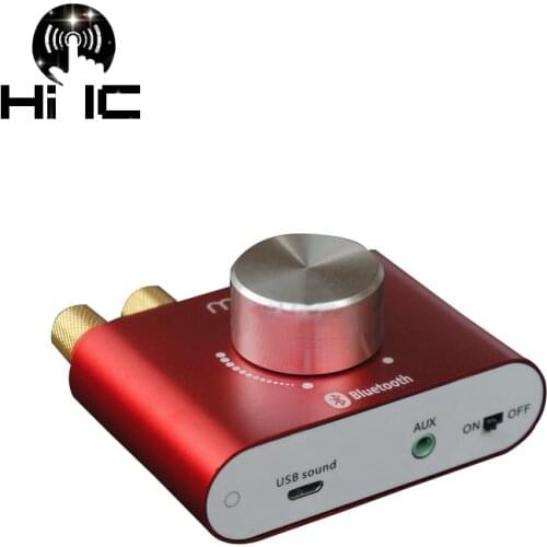 2018 New Bluetooth Audio Receiver F900 Bluetooth Home Amplifiers Hifi Stereo Power AMP 50W+50W DC 9V-24V TPA3116