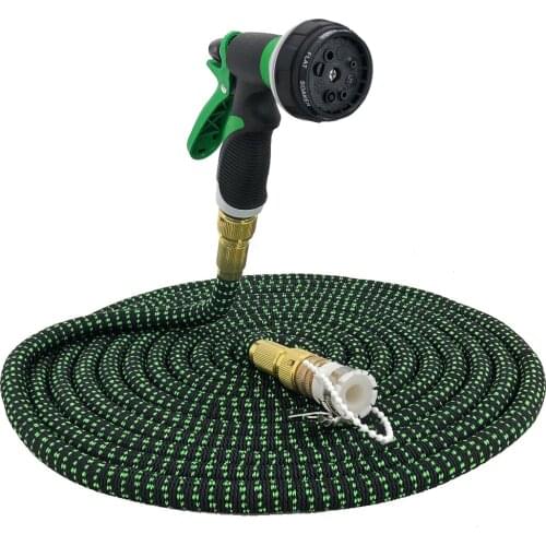 New Water Gun Hose Telescopic Garden Watering Hose EU Magic Garden Flexible Hose High Pressure Car Wash Water Gun For The Garden