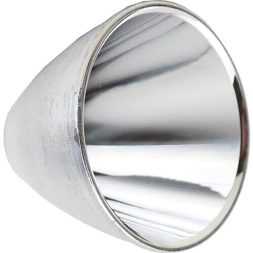 Flashlight Aluminium alloy Reflector smooth SMO Reflector 45mm*40mm*10mm Reflector orange peel OP for XHP70 LED Flashlight torch