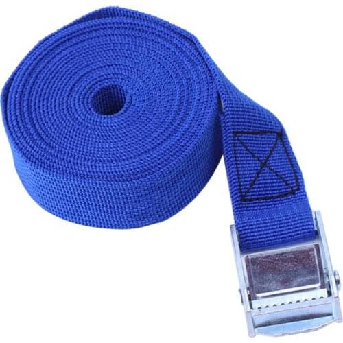 X7AE 2M Buckle Tie-Down Belt cargo straps for Car motorcycle bike With Metal Buckle Tow Rope Strong Ratchet Belt for Luggage Bag