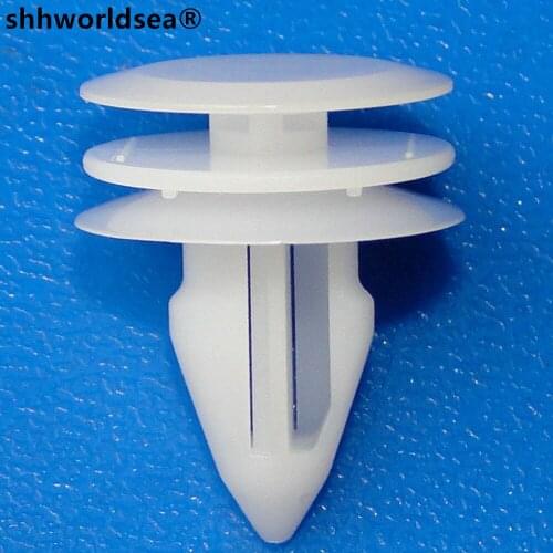 Shhworldsea 100PCS auto clip retainer clip white color