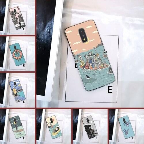 Back Cover For One Plus 3 3T 5 5T 6 6T 7 7 Pro Funny Skull Cartoon Silicone Soft Phone Case For OnePlus 7 7 Pro 6 6T 5 5T 3 3T