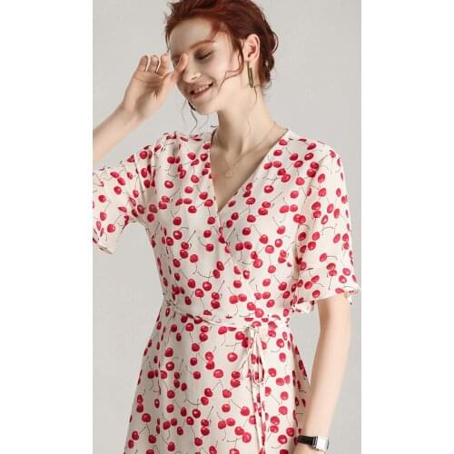 TONKINS Summer Dresses With Sleeves