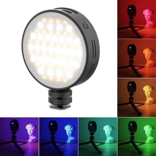 Ulanzi R66 Mini RGB LED Video Light 2500k-9000k CRI95+ For DSLR Camera Smartphone Vlog Light For Photography Lighting Fill Light