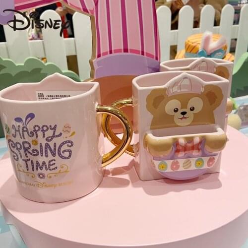 Disney spring Duffy mug Easter mug Ceramic mug mug mug gift creative coffee mug heatproof milk mug kawaii mug