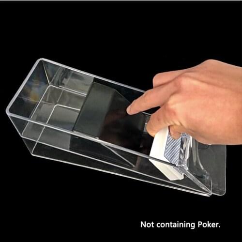 High-quality Poker Dealer New Acrylic Transparent Poker Club Accessories Card Dispenser 6 Vice - Poker Capacity Entertainment