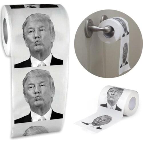 1 Roll 2 Layer Pout Smile Roll Toilet Paper Bathroom Prank Joke Fun Paper Tissue Rolling Paper Gift 100g Funny Design Roll Paper