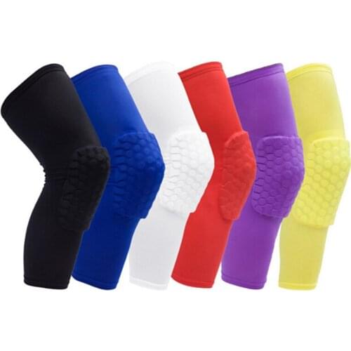 1pc Kneepad Compression Socks Knee Wraps Brace Protection Knee Pad for Honeycomb Sports Safety Tapes volleyball Basketball